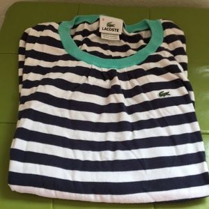LACOSTE striped sweater